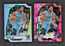 Derrick Rose - GRIZZLIES - 2024 Panini Prizm - (2) SP PRIZM PARALLEL LOT 