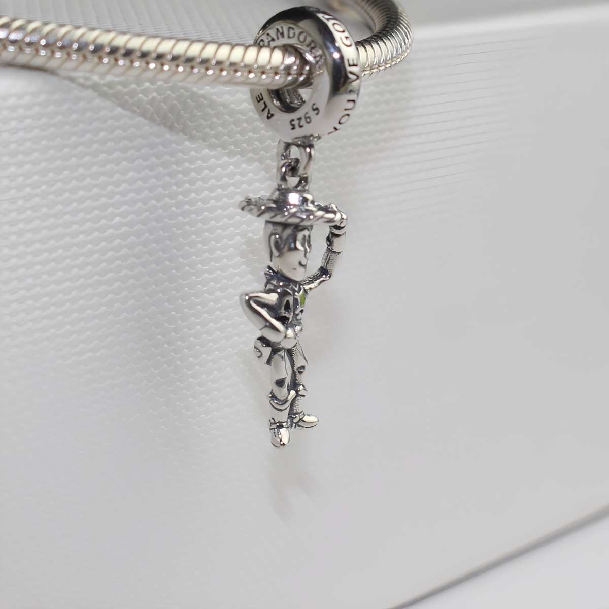 Authentic Pandora S925 ALE Disney Pixar Woody Toy Story Dangle