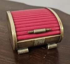 Vintage Park Sherman Art Deco roll-top cigarette box "Rollette"
