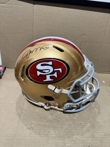 🔥 Joe Montana Signed San Francisco 49ers Full Size Speed  Helmet - Fanatics