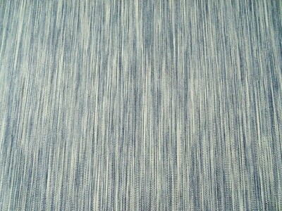 INDOOR/OUTDOOR DESIGNER WOVEN LINES NAVY CUSHION UPHOLSTERY FABRIC $16.99 BTY