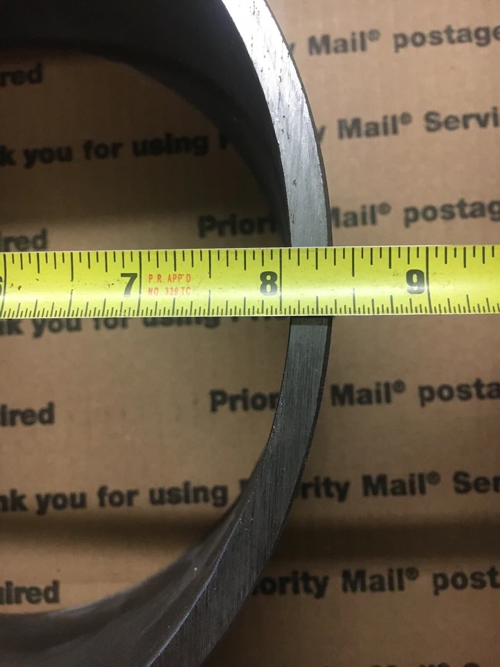 Сварочное стальное кольцевое кольцо 8 дюймов IPS Pipe Sch 40 длиной 4 дюйма 5/16 дюйма для стенки - Изображение 4 из 4