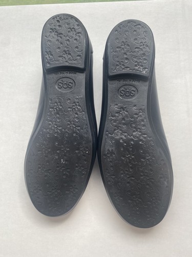 SAS Scenic Ballet Flats Black Size 12 W Walking Made In USA - Picture 10 of 14
