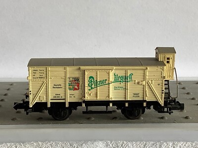  Fleischmann 8357 N/1:160 Bierwagen DRG ''Pilsener Urquell'' (FU38-6S4/21)