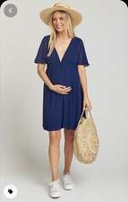 Show Me Your Mumu Baby Shower Dress Navy Sz Small