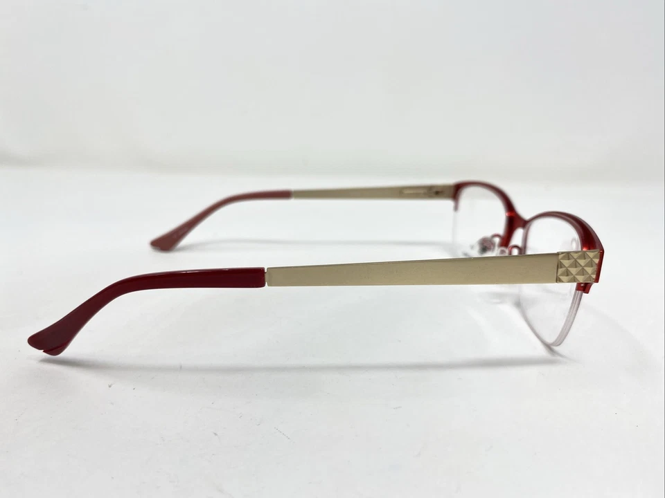 Lápiz labial Candie’s CA0106 068 50-17-135 rojo/dorado medio borde marco de gafas CY88 Foto 4 de 4