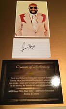 Autograph ISAAC HAYES SOUTH  PARK R&B LEGEND  COA  Photo  Autograph