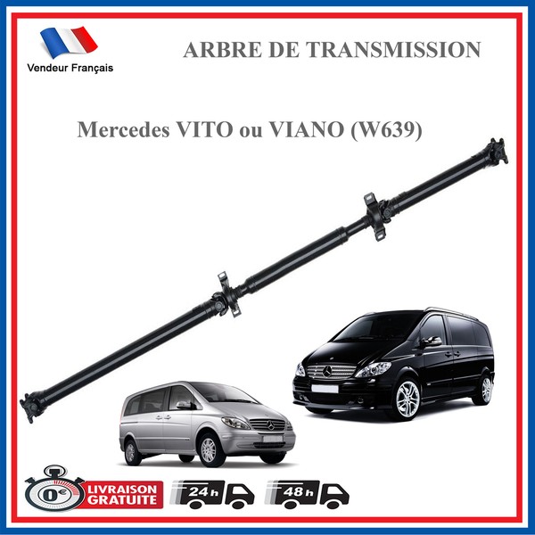 Mercedes Vito Viano W639 Antriebswelle 2441 Mm + Lager = A6394103306-image