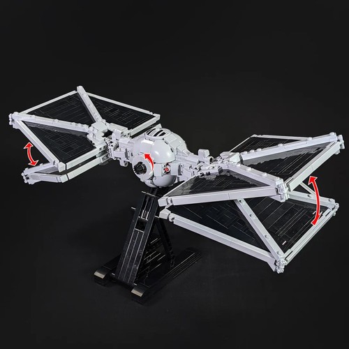 Modubrix Mocs Blocchi Costruzioni TIE Outlander Fighter Set 1210 Pezzi Mattoni Giocattoli - Foto 3 di 5