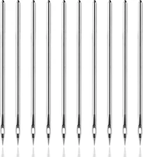 10 Pcs Leather Sewing Awl Hand Sewing Needle Canvas Leather Sewing Awl Needle...