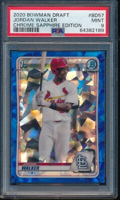 その他 2020 bowman draft sapphire jordan walker PSA 9 JORDAN WALKER 2020 Bowman Chrome Draft Sapphire Edition