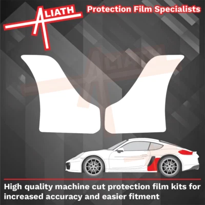 ALIATH Fit Porsche Boxster Cayman 718 Arco Posteriore Protezione Scheggia Pietra Vernice Pellicola Protezione