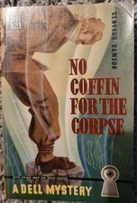 VTG Coffin For The Corpse by Clayton Rawson Dell 258 PB 1942.#328