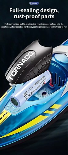 Kids Outdoor Racing Ship Toy Gift RC Boat Remote Control Speed Boat Collection - Picture 168 of 244