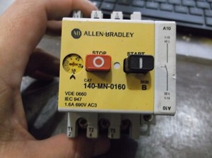 ALLEN BRADLEY 140-MN-0160 SER B MANUAL MOTOR STARTER (280-17)