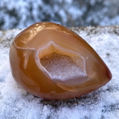 Carnelian Geode Druzy Polished Piece Creativity Grounding 29818E