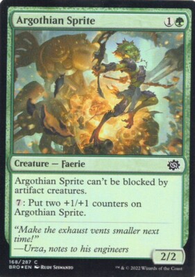 ARGOTHIAN SPRITE 168/287 FOIL THE BROTHERS' WAR MTG MAGIC NM