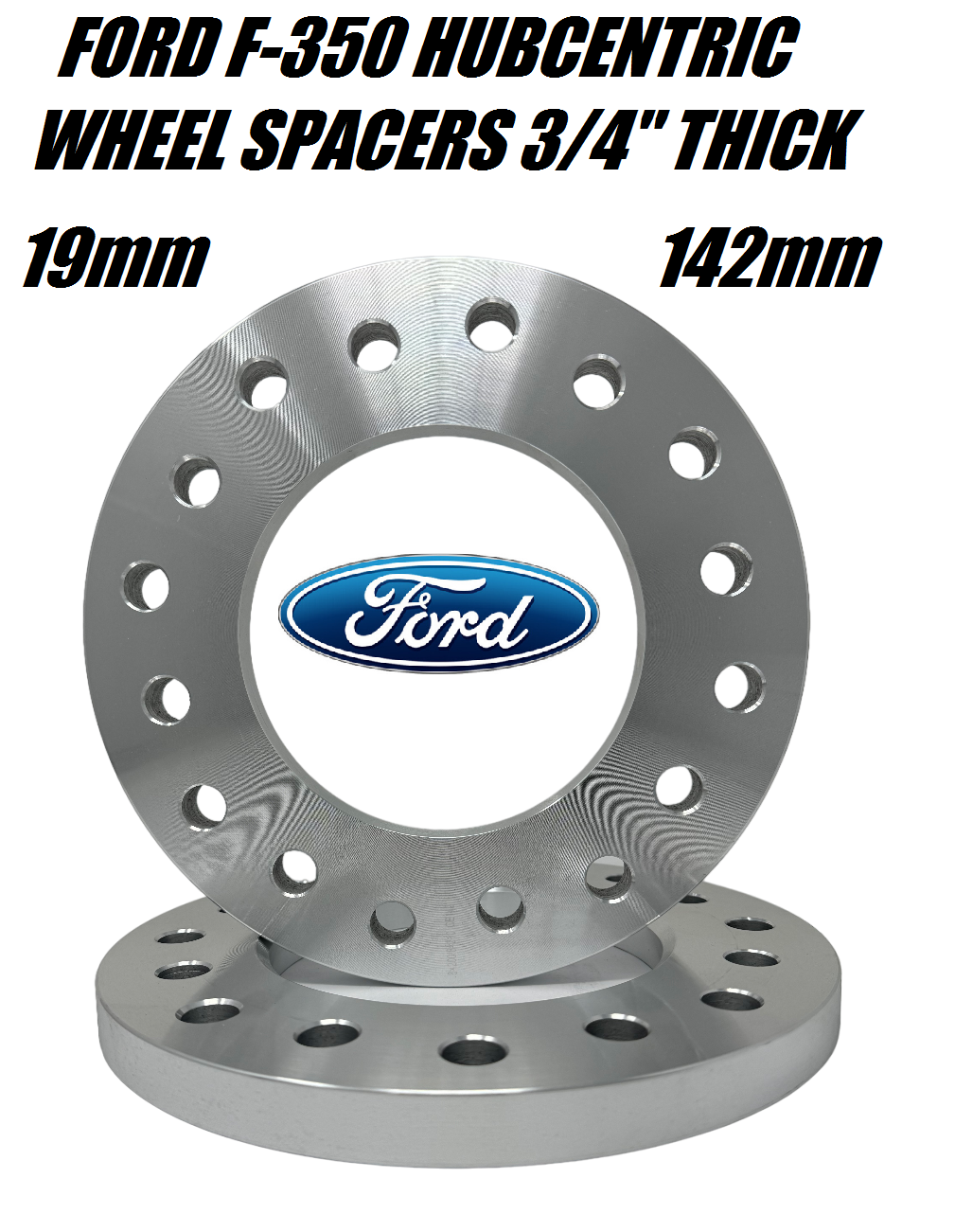 8x200 Hubcentric Wheel Spacers For Ford F350 20052024 Dually 3/4