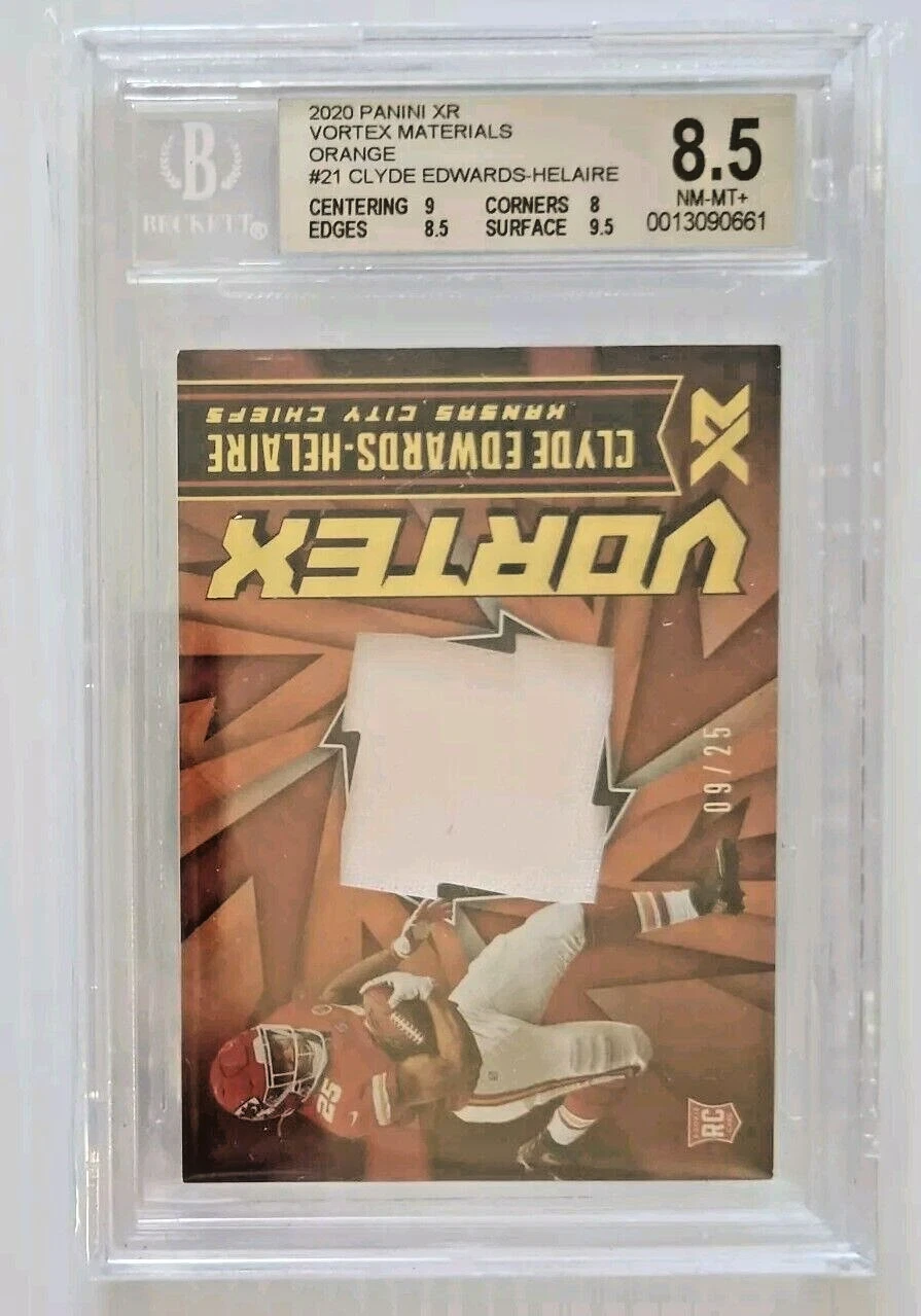 Clyde Edwards-Helaire Panini XR Vortex Materials #VX21 Base