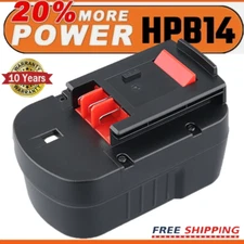 4.8Ah for BLACK+DECKER 14.4V Slide Battery HPB14 FIRESTORM FSB14 499936-34 A14