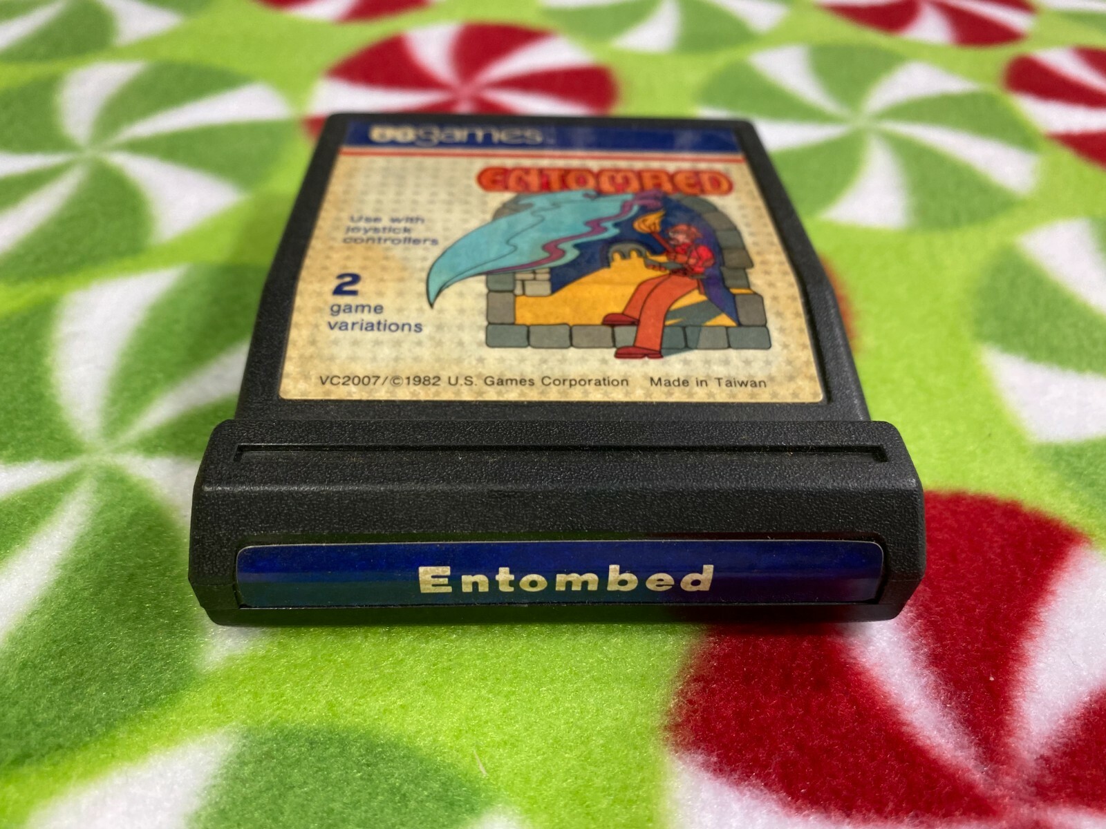 Vintage Entombed ATARI 2600 Game 