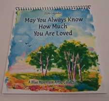 2026 BLUE MOUNTAIN CALENDAR 12 MONTH 7.5"X7.5"ALWYA KNOW HOW MUCH YOU ARE LOVED