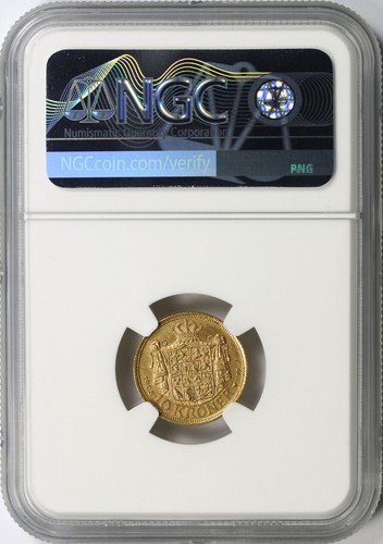 1908 VBP GJ Denmark Gold 10 Kroner NGC MS62 - Picture 2 of 4