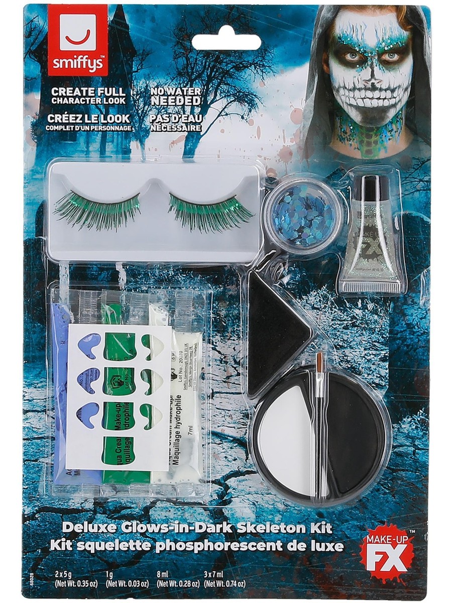 Smiffys Makeup FX Deluxe Gid Skeleton Kit Aqua Smiffys Makeup FX Deluxe Gid Skeleton Kit Aqua