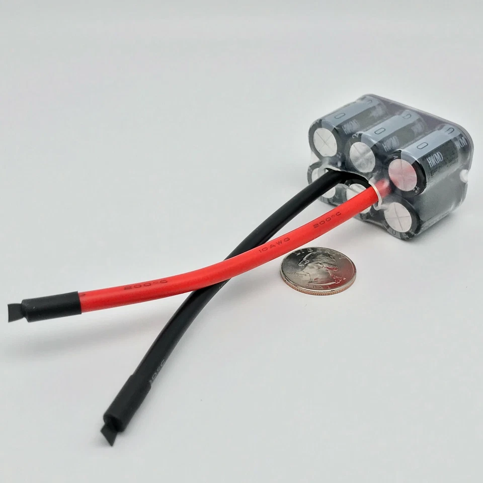 ATOMIC ESC Cap Pack 3-8S / 12,300uF Minimum / 35V / 8S Capable / Made in the USA - Image 3 of 4