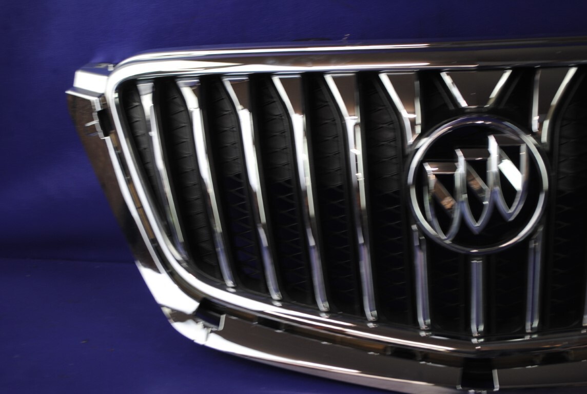 13-16 Buick Encore Front Upper Grille Chrome Emblem Black Mesh  