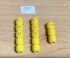 Vintage Lego Minifigure 13 Heads 3626ap01, Worn and Damaged 95