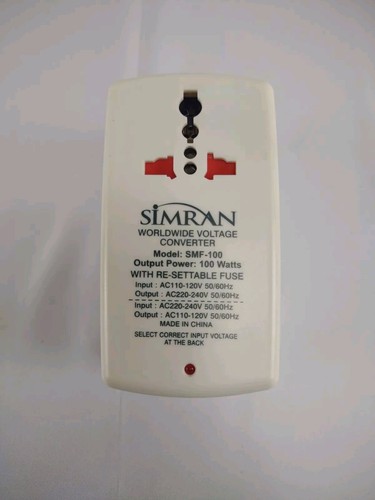 Simran SMF-100 Deluxe Worldwide 110V-240V Voltage Converter - Picture 7 of 7