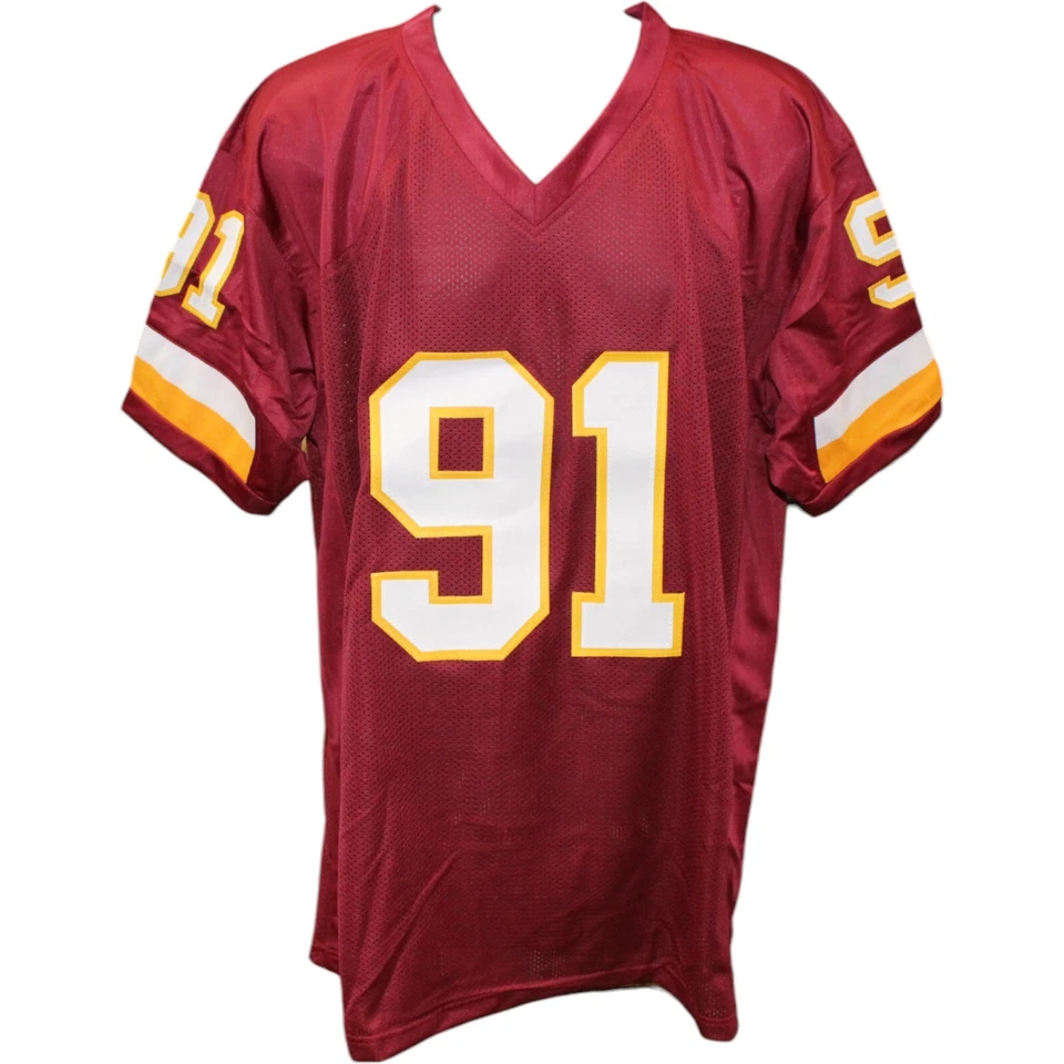 Jersey Ryan Kerrigan Autografiado/Firmado Estilo Profesional Rojo JSA 46321 Foto 4 de 4