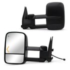 Pair Tow Mirrors for 99-02 GMC Sierra 1500 2500 Power Heated Arrow Light LH RH