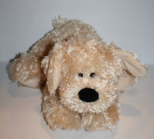Animal Alley Puppy Dog Beige Plush Stuffed 13" Black Nose Animal GUND Soft Toy