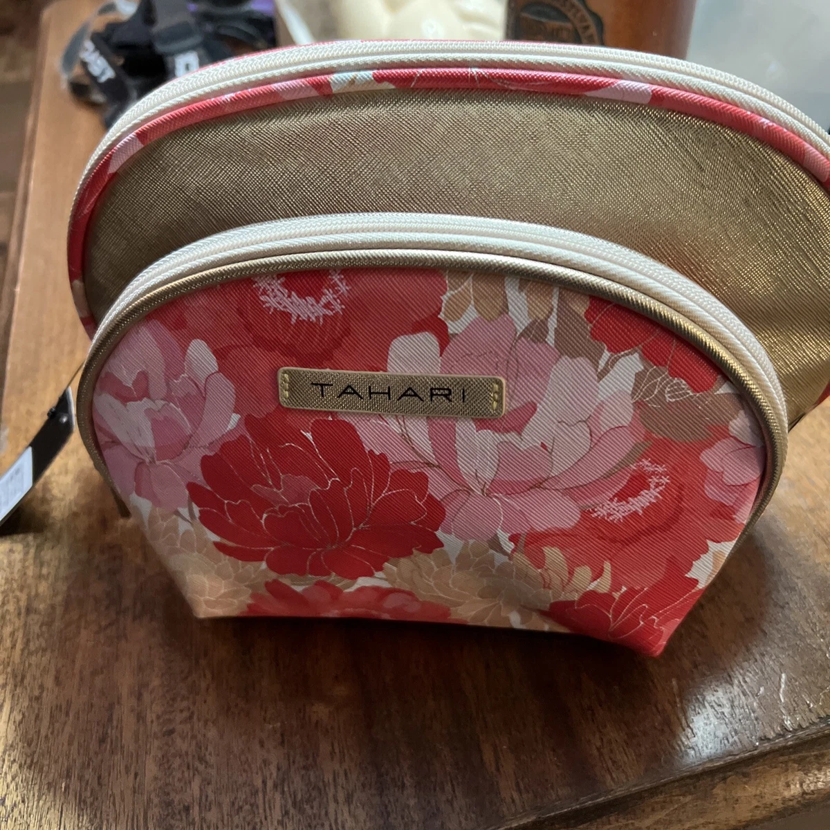 Tahari travel cosmetic bag sale