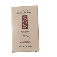 Avon SKIN SO SOFT Soft  Sensual Moisturizing Bath Bar Soap 5 oz NIB Rare 2002
