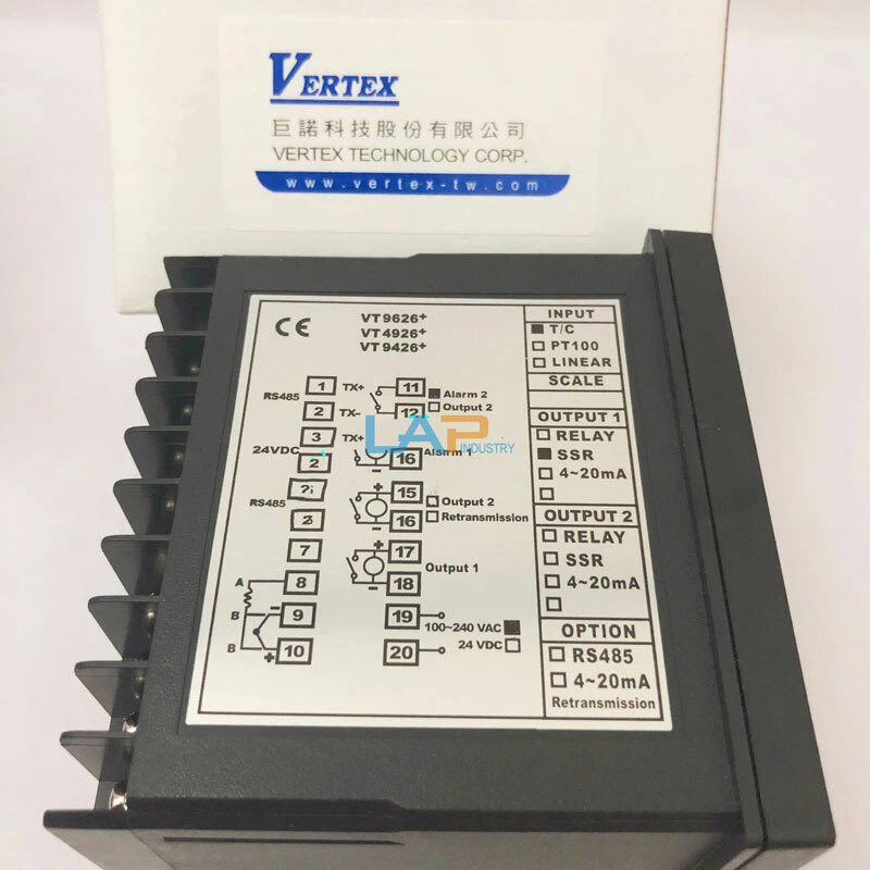 1PCS New For VERTEX VT9626+ 4-20mA Temperature Controller In Box - Image 3 of 4