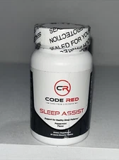 Code Red Sleep Assist Supplement, Sealed 60 Tabs, Slightly Damaged Outer