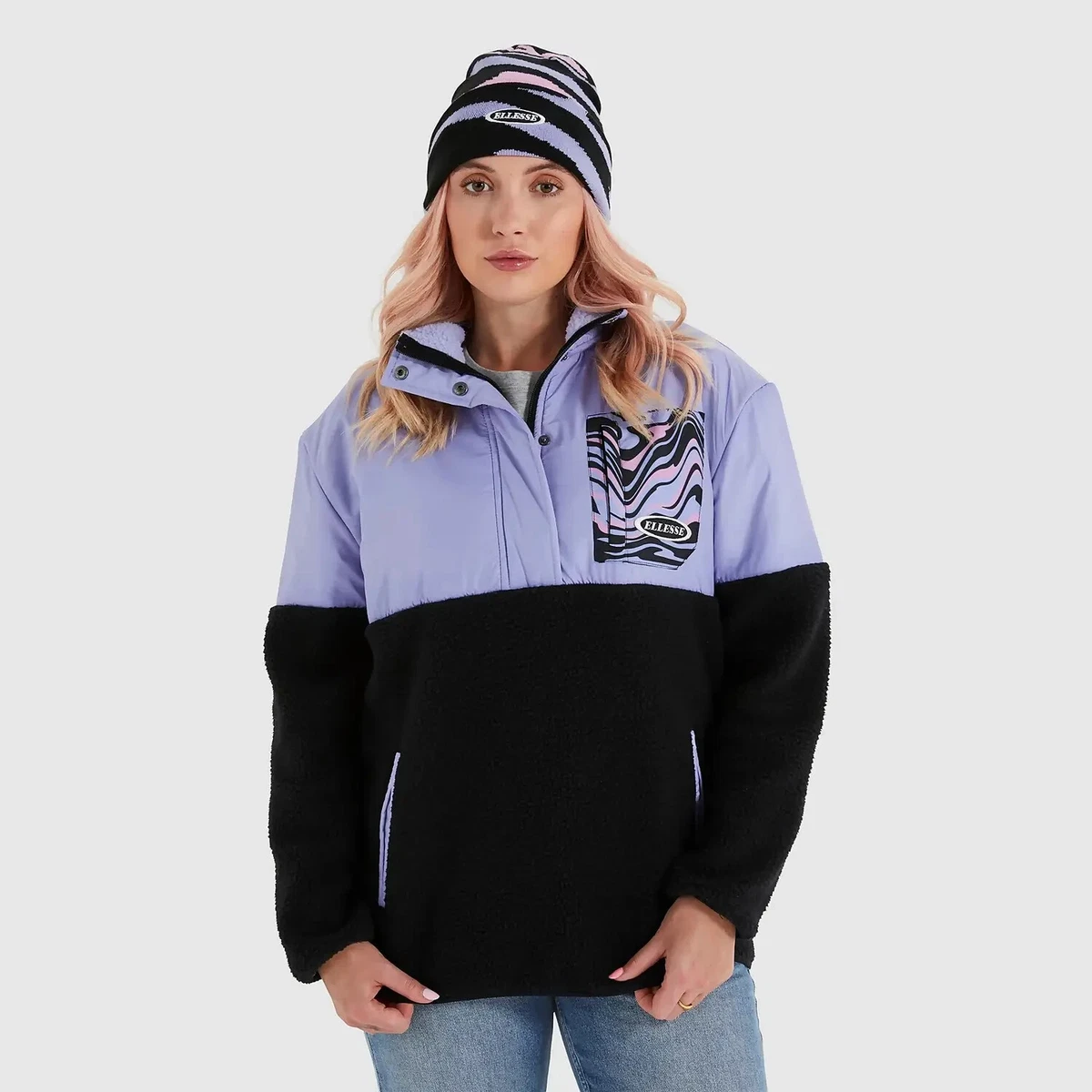 Ellesse black coat womens shop