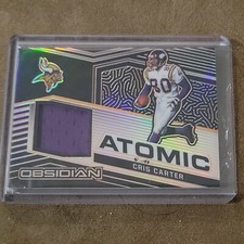 2021 Chris Carter Panini Obsidian Atomic Material Player Worn 12/75