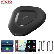ATOTO AD3 Plus AI BOX Wireless CarPlay/Android Auto Adapter Multimedia Converter