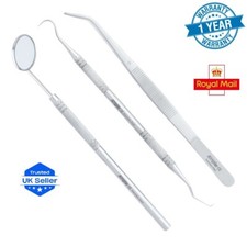 Set of 3  Dental Tartar Calculus Plaque Remover Tooth Scraper Probe Tooth tool