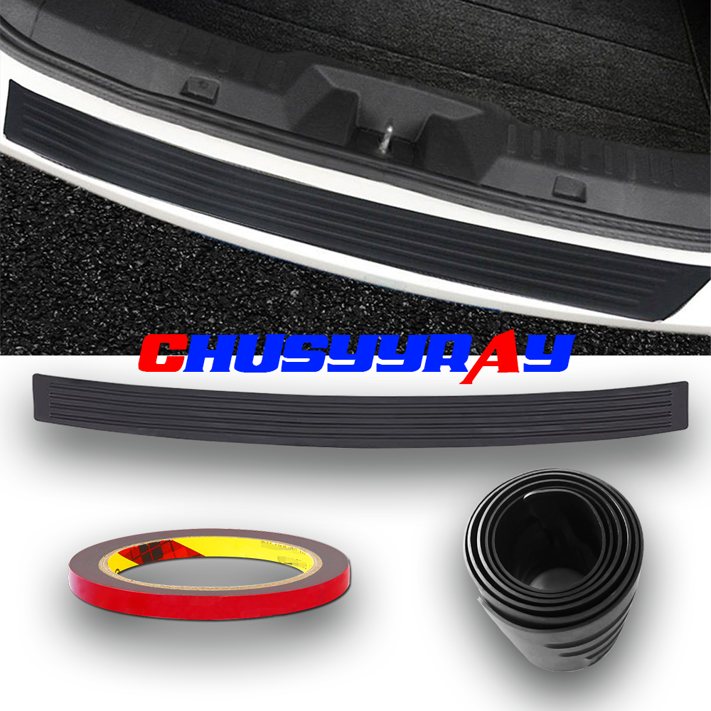 Kia Rear Bumper Guard Black Rubber Protector Trim Cover