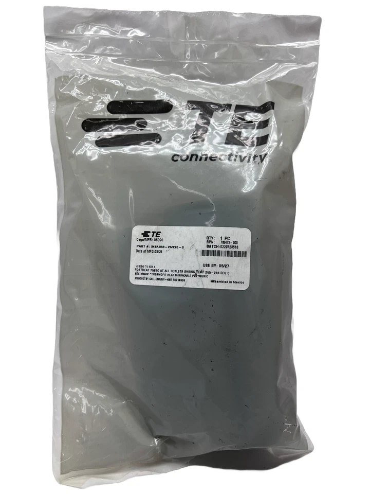 TE 342A-058-25/225-0  Cable Heat Shrink Transition Boot Y Shape 768473-000 New - Imagem 2 de 4
