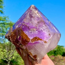 7,32 libbre ametista naturale a grappolo cristallo di quarzo spina dorsale esemplare minerale guarigione