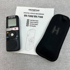 Vintage Olympus Digital Voice Recorder Handheld VN-7200 Black Tested Works
