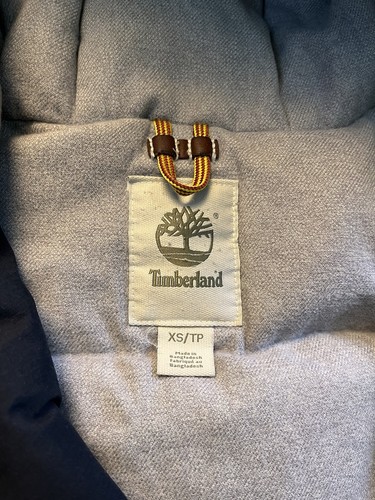 Timberland Heavy Hooded Faux Winter Coat • Unisex Black XS - Picture 6 of 7