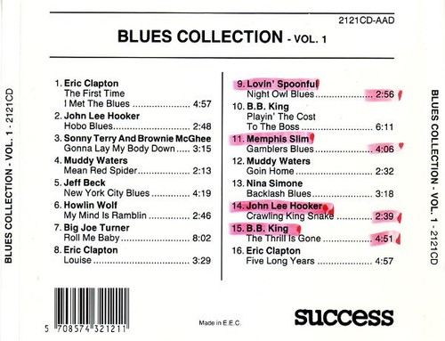 Various Blues Collection - Vol.1 - CD - Foto 2 di 3
