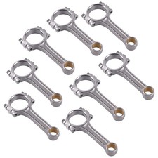 5140 Steel Connecting Rods For Chevy Sbc 350 1967-2003 5.7 Length 500hp 6000rpm